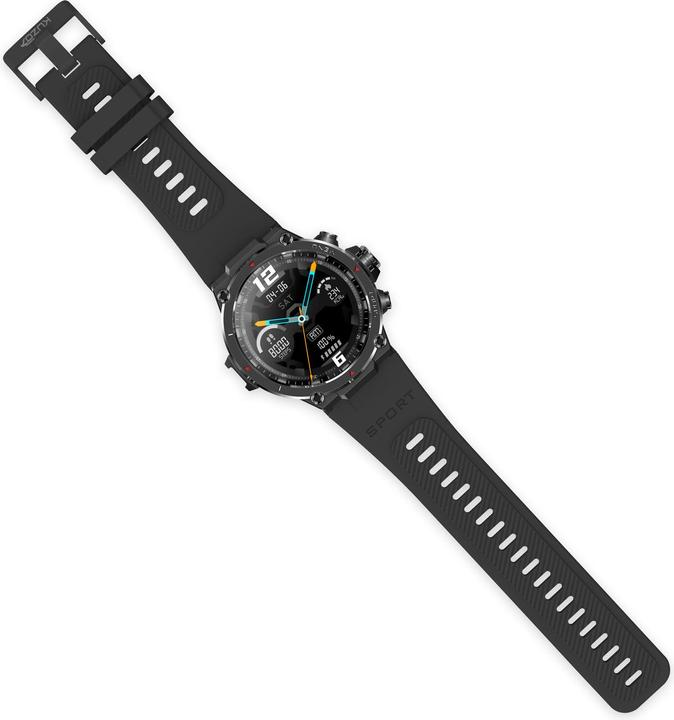 Actual product image veho Kuzo F1-S GPS Sports Smartwatch - Black (46 mm)