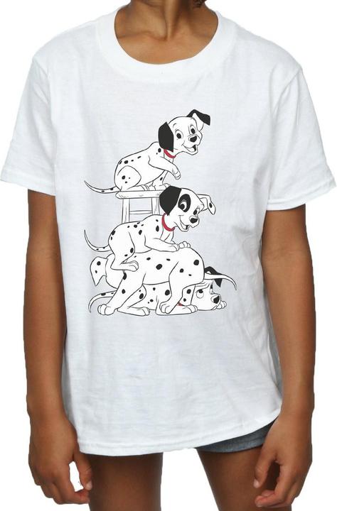 Image du produit 101 Dalmatians T-shirt en coton pour filles Chair (152, 158)