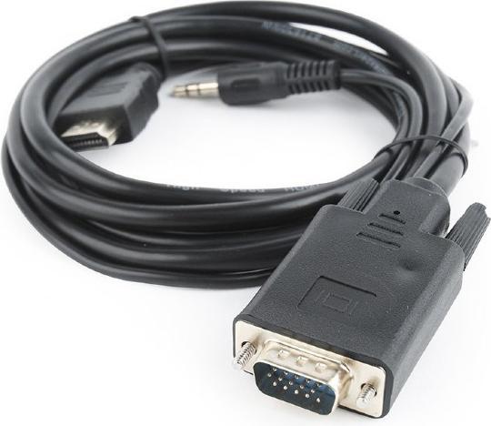 Immagine prodotto Gembird CAVO HDMI-VGA +3,5MM/3M A-HDMI-VGA-03-10 (3 m, VGA)