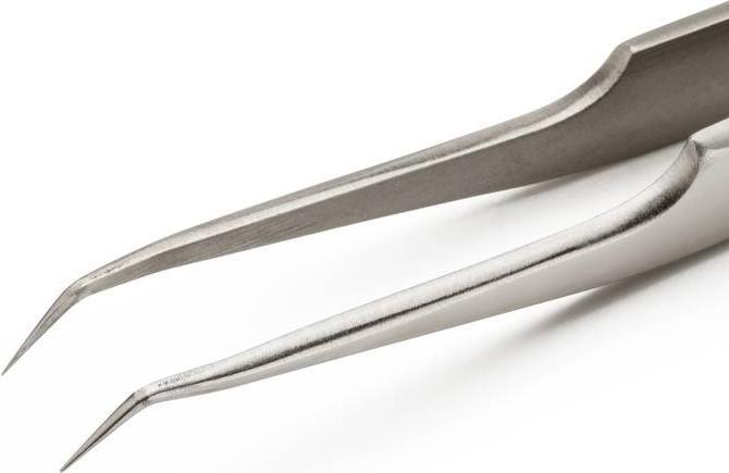 Actual product image Weller Erem Precision tweezers with very fine tips, angled 30°