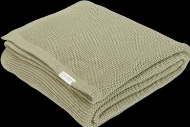 Image du produit Little Dutch Couette tricotée Olive (110 x 140 cm)