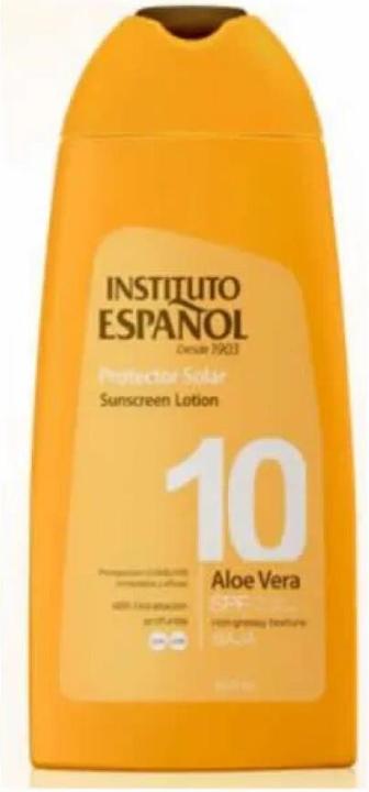 Instituto Español Sol. Proteccion Solar Aloe Vera Spf10 Locion 300 ml (Sonnenlotion, Bis SPF 10, 300 ml)