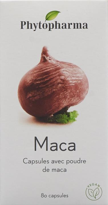 Image du produit Phytopharma Maca (80 pièce(s), Capsules, 40.40 g)