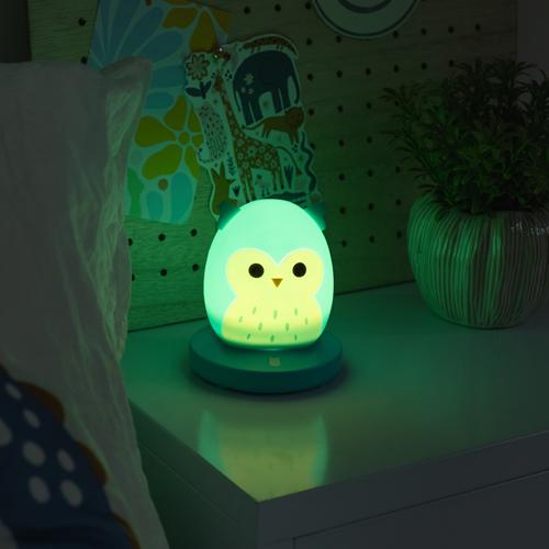 Immagine prodotto Fizz Creations Luce d'atmosfera Squishmallows - Winston il gufo. USB o a batteria. Luce notturna d'atmosfera