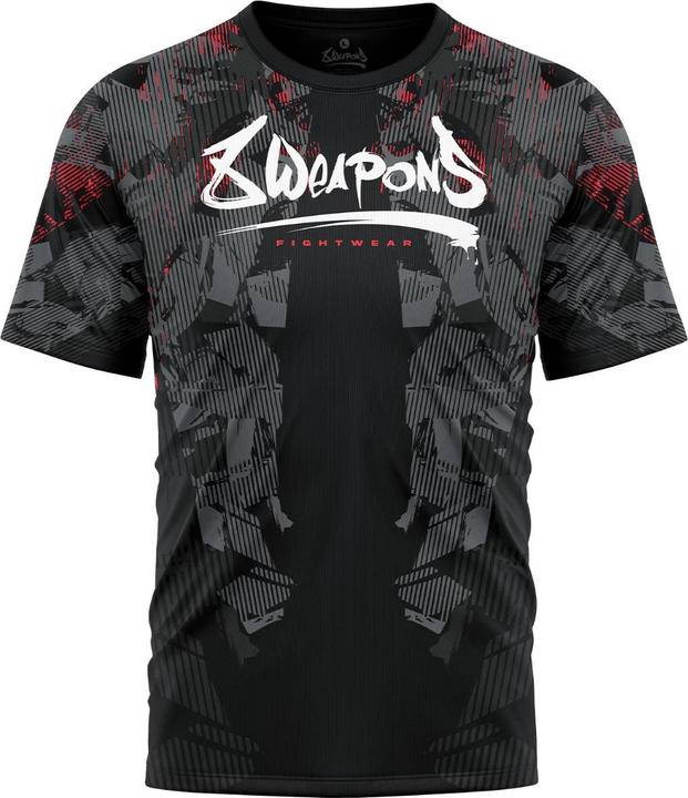 8Weapons 8 WEAPONS Functional T-Shirt, Hit 2.0, black-red, S (S)