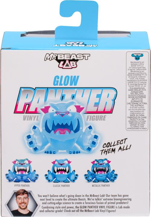 Produktbild Moose Mr. Beast Vinyl Figur Glow Panther 9 cm