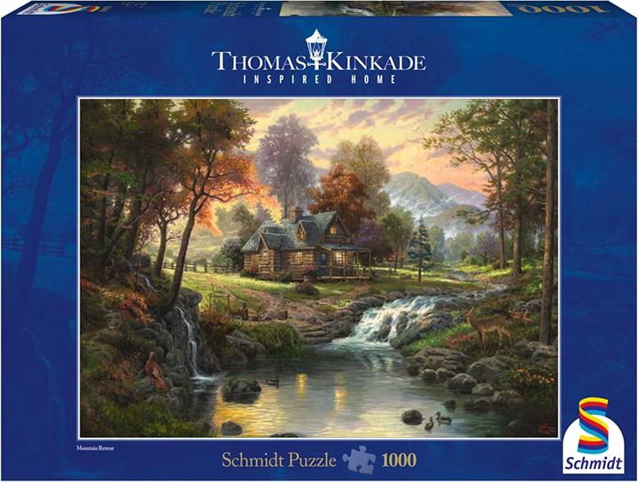 Schmidt Spiele Casa di legno vicino al ruscello (1000 pezzi)
