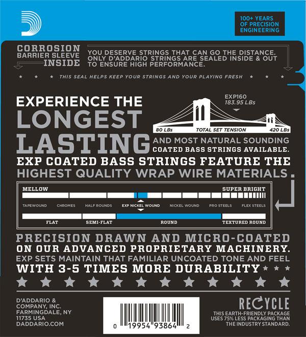 Image du produit D'Addario Exp160 (4 x, Basse électrique, 0.11")