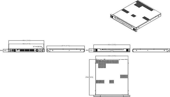 Produktbild Axis S2216 Recorder Station, 16 Kanal PoE (Netzwerk Videorecorder (NVR))