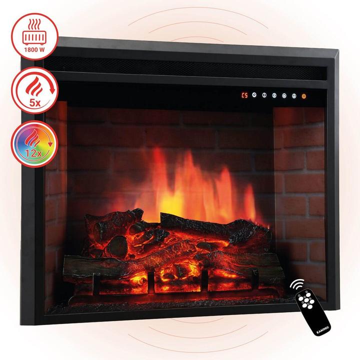 Produktbild Kaminio Kamineinsatz/Einbaukamin Luca (58.5 x 22.5 x 45 cm)