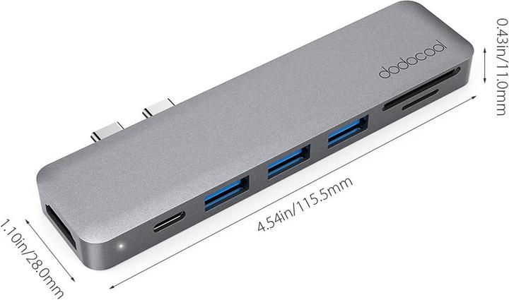 Actual product image Dodocool Dc53gy (USB-C)