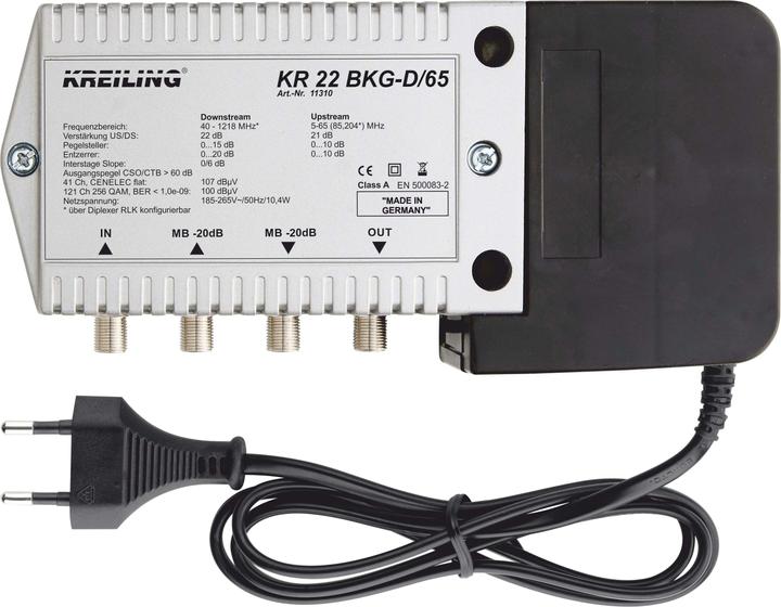 Produktbild Kreiling Tech. BKG-Verstärker KR 22 BKG-D/65 (Verstärker)