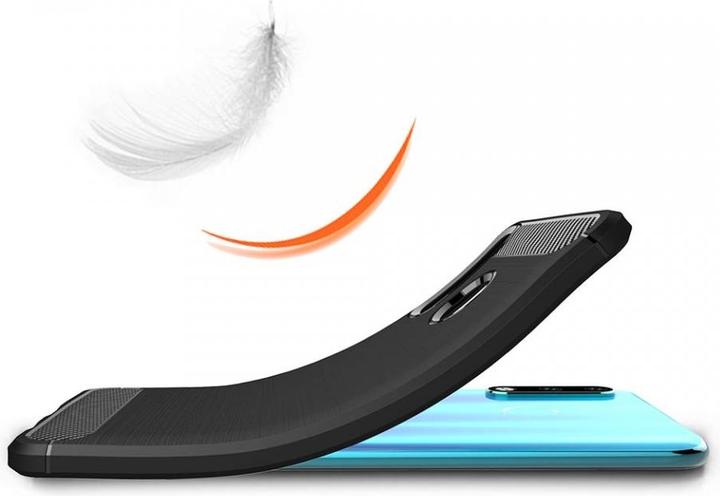 Produktbild Screenguard Huawei P30 Lite Hülle Carbon Brushed Soft TPU (Huawei P30 Lite)