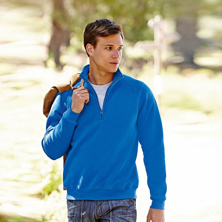 Produktbild Fruit of the Loom Premium 7030 Sweatshirt mit Reissverschluss am Kragen (L)