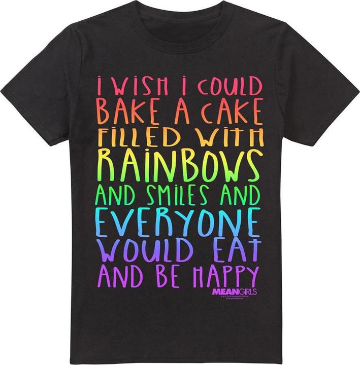 Mean Girls Rainbows And Cake TShirt (L)