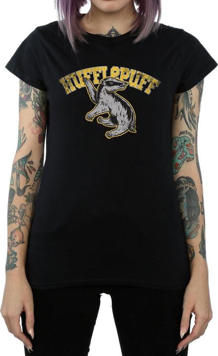 Immagine prodotto Maglietta da donna/ragazzo in cotone Hufflepuff (XXL)