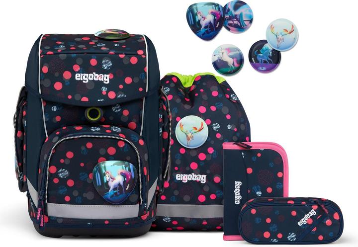 Actual product image Ergobag cubo 5-piece set PhantBärsiewelt Glow (19 l)