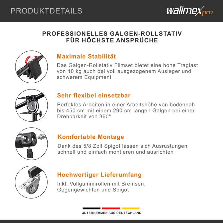 Image du produit Walimex pro Filmset Pro (290 cm, 7 kg)