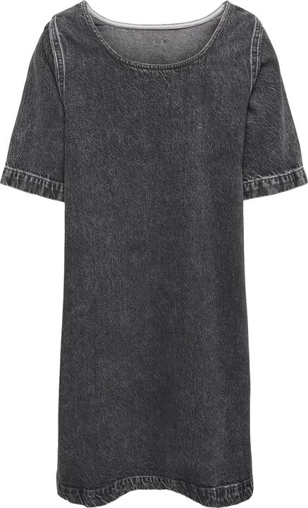 Actual product image Only Voluminous fit round neck short dress denim dress (XL)