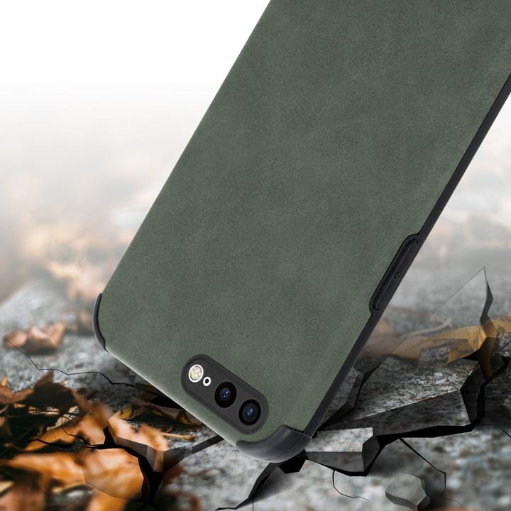 Produktbild Cadorabo Hülle für Apple iPhone 7 PLUS / 7S PLUS / 8 PLUS im TPU Matt Leder LM161 Style (Apple iPhone 7 Plus, Apple iPhone 7s Plus)