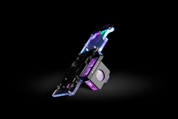 Actual product image EKWB EK Quantum Scalar Flowmeter Top-To-Bottom D-RGB