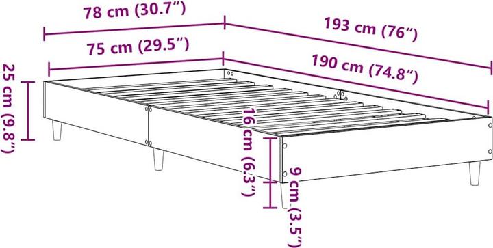 Produktbild VidaXL Pfullingen (135 x 190 cm)