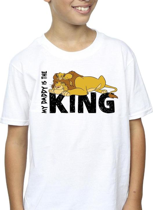 Immagine prodotto Disney The Lion King Daddy Is King Maglietta Ragazzi (128)