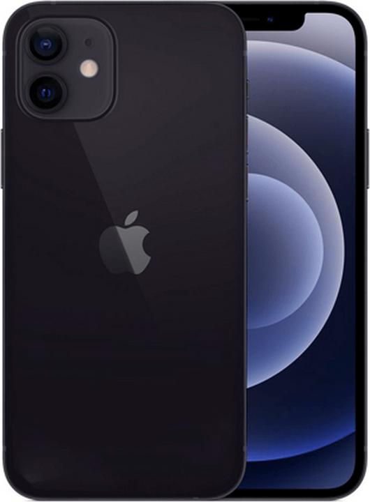Actual product image Forza Refurbished iPhone 12 (128 GB, Black, 6.10", 12 Mpx, Dual SIM, B / Very good)