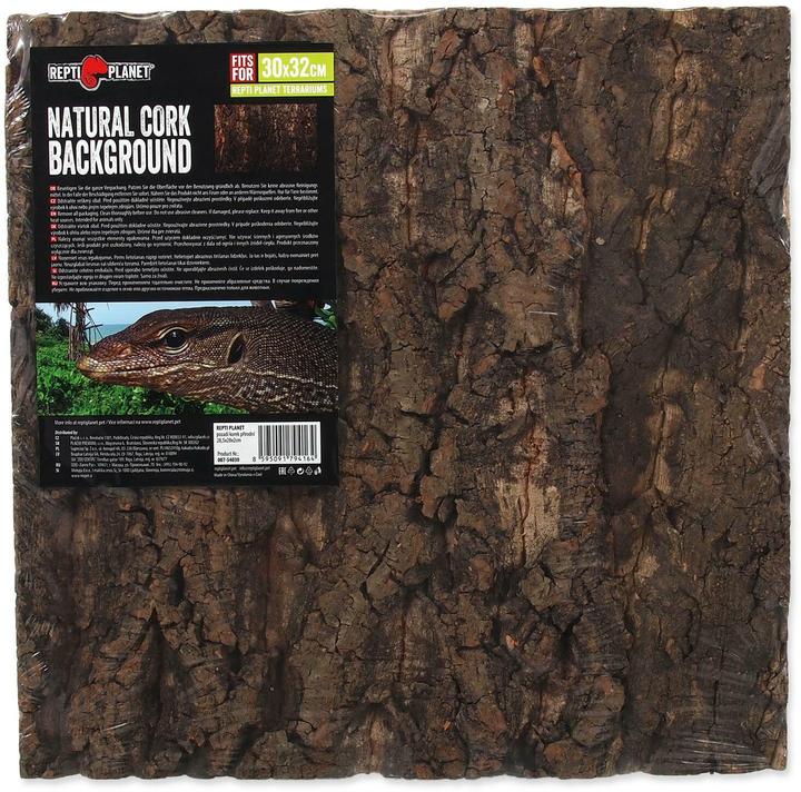 Actual product image Repti Planet Cork back wall 28.5 x 28 x 2 cm