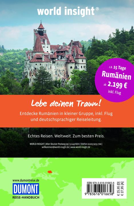 Immagine prodotto DuMont Reise-Handbuch Reiseführer Rumänien (Tedesco, Mirko Kaupat, Silviu Mihai, 2025)