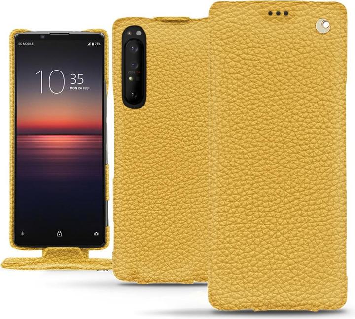 Actual product image Noreve Leather cover vertical (Sony Xperia 1 II)