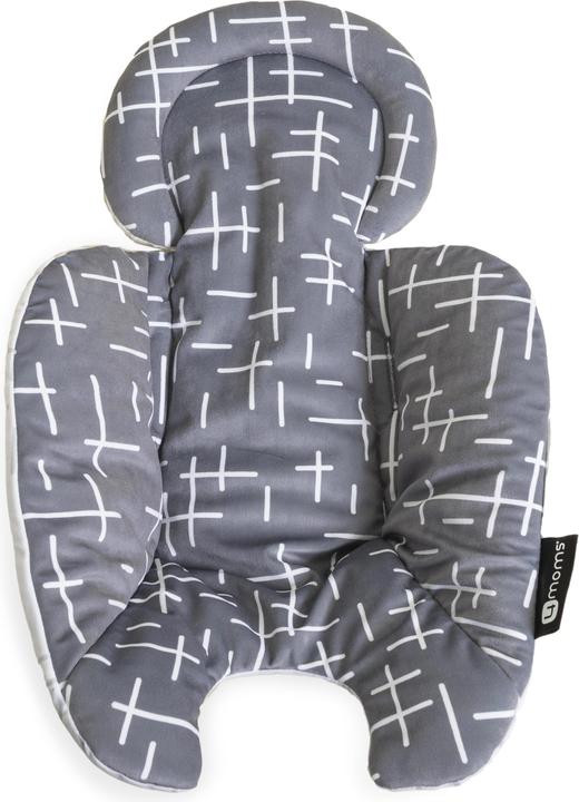 Actual product image 4moms Newborn insert for mamaRoo 5 plush grey/white