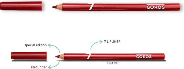 Actual product image Gokos Lipliner Special Edition (797 On Fire)