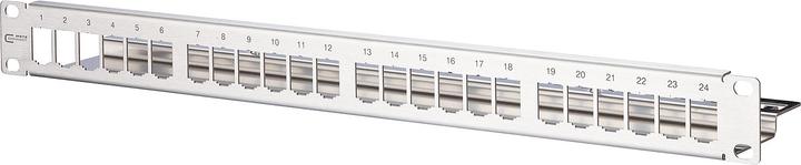 Metz Connect E-DAT modul module rack stainless steel empty 1HE