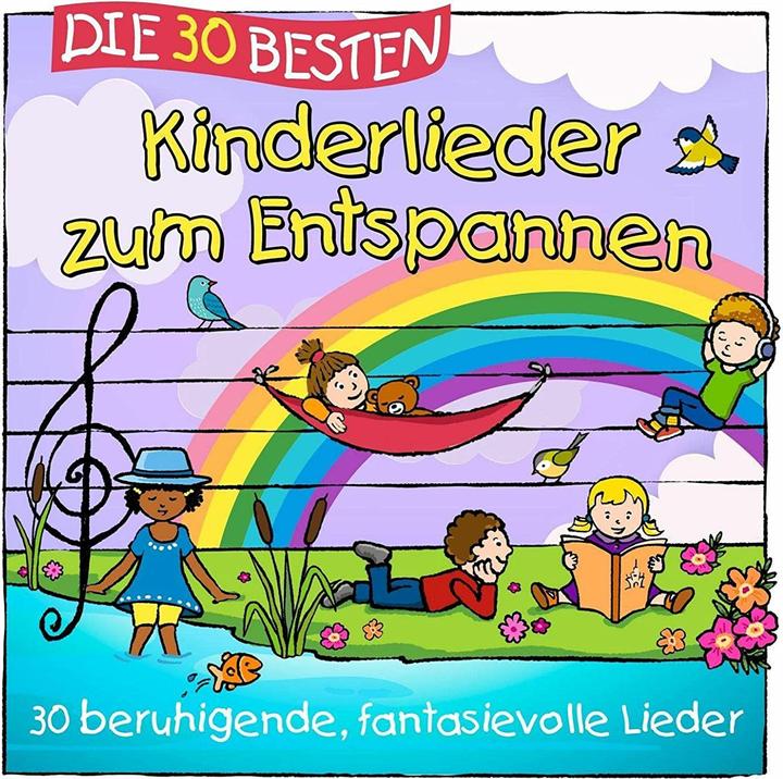Produktbild Die 30 besten Kinderlieder zum Entspannen (Simone Sommerland, K. & Kita-Frösche Glück, Deutsch)