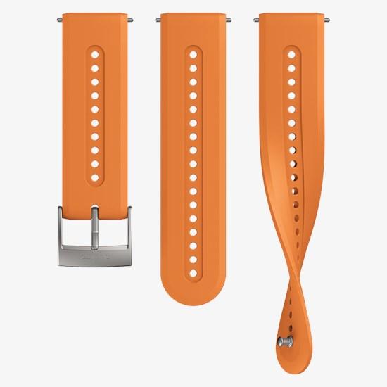 Produktbild Suunto 24 ATH7 Silicone Strap Granite ORA S+M (24 mm, Silikon)