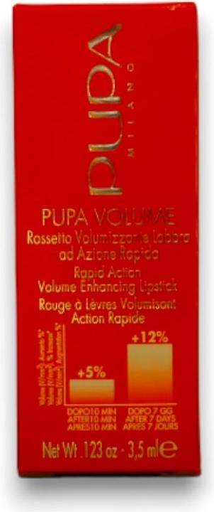 Pupa Milano Pupa - Volume Enhancing Lipstick - Lipstick for increasing lip volume 3.5 ml 400 Vintage Red (400 Vintage Red)