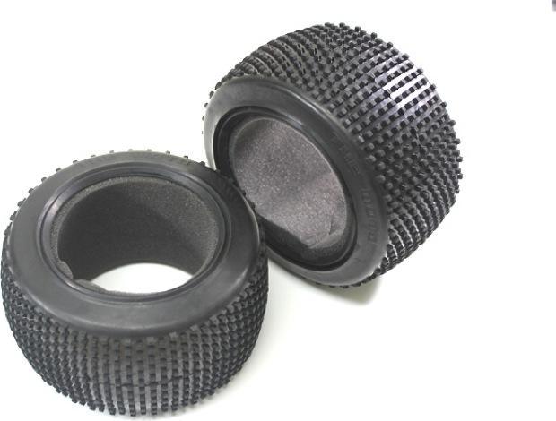 Actual product image Absima Tires with insert (2) 1:8 Truggy