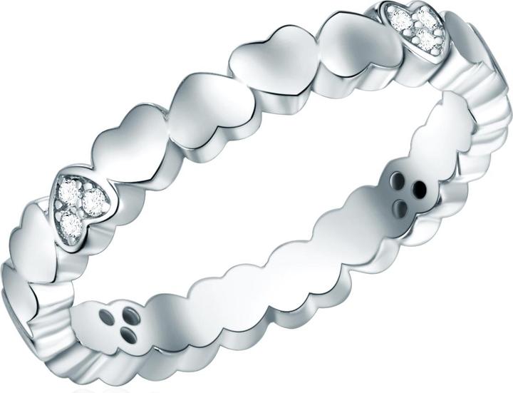 Rafaela Donata Damen Herz Sterling Silber Zirkonia silber - 10918