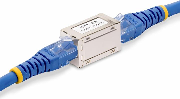 Produktbild StarTech com IN-CAT6A-COUPLER-S1, RJ-45, RJ-45, Silber (Netzwerk Kupplung)