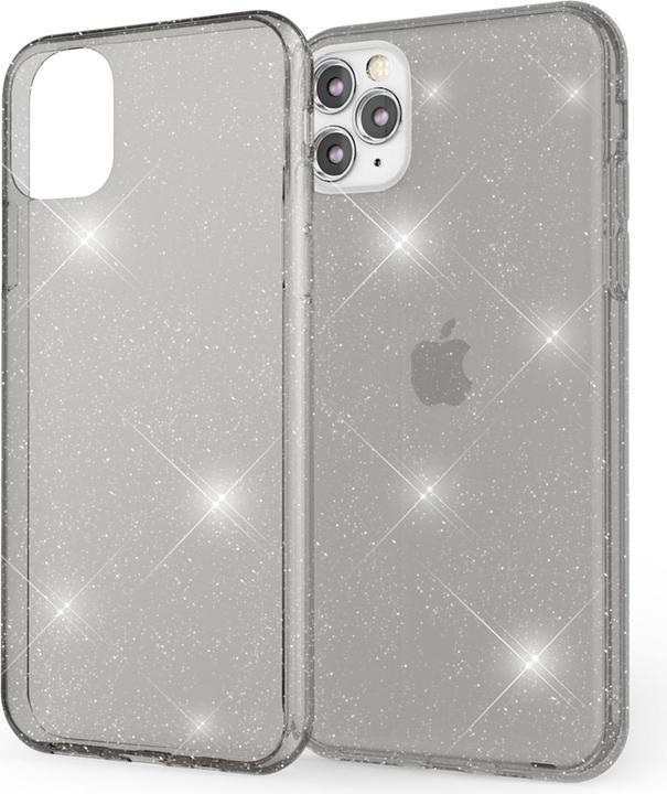 Actual product image Nalia Clear glitter silicone cover (Apple iPhone 11 Pro Max)