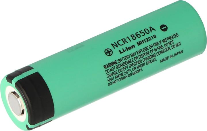 Actual product image Panasonic Battery NCR18650A unprotected (3100 mAh)