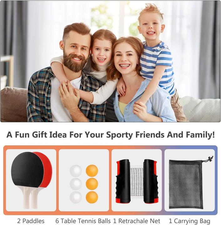 Actual product image Byzesty Tischtennisschläger Set