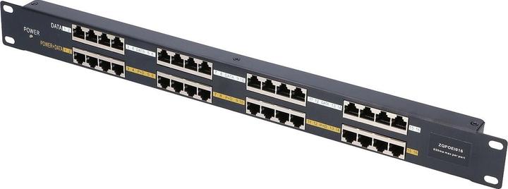 Actual product image Extralink EX.1995 PoE Adapter Fast Ethernet (802.3af (PoE), 802.3at (PoE+), 48 W)