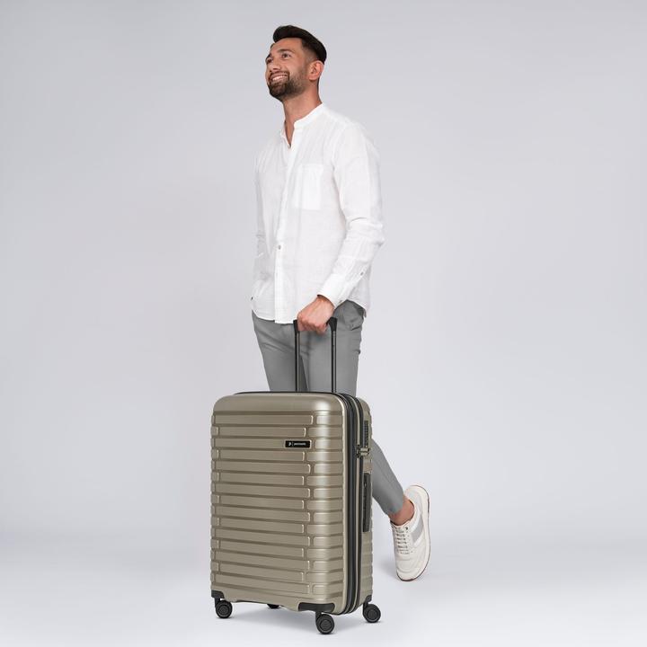 Produktbild Pactastic Collection 04 THE MEDIUM + 4 Rollen Trolley M 66 cm mit Dehnfalte (67 l, M (50 - 90l))
