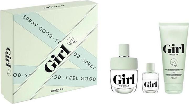 Produktbild Rochas Girl Eau De Toilette Spray 100ml Set 3 Parti (Eau de Toilette, 100 ml)