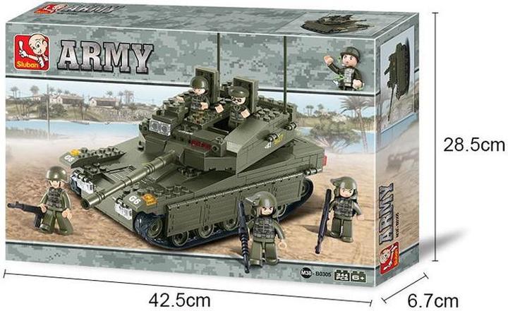 Produktbild Sluban constructor, Tank Merkava, 344 det.