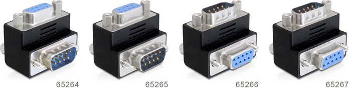 Immagine prodotto Delock Adattatore angolare 90ø serie DB9 Bu-St