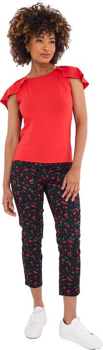 Actual product image Joe Browns Flutter Sleeve Jersey Top (40)