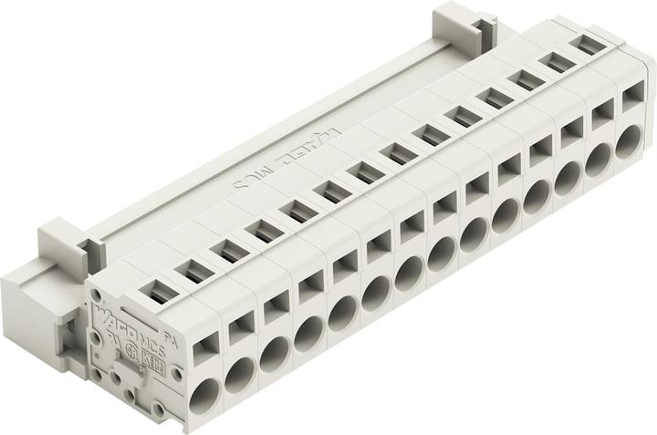 Wago Male connector (standard) Total number of poles 14 721-614 Pitch: 5 mm 25 units (721-614)